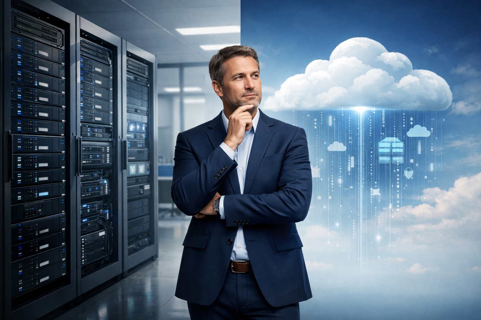 Choosing server or cloud