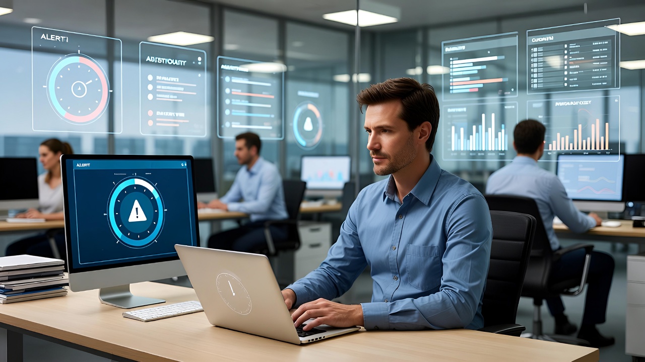 Guy works as IT support